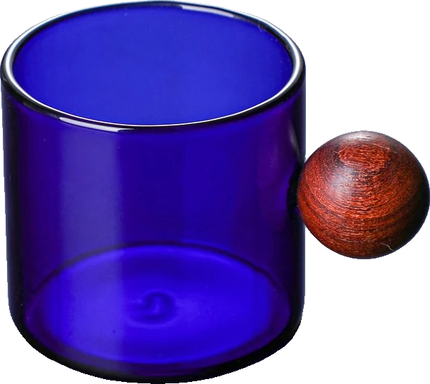 Tinted glass cup