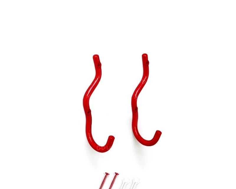 Wavy hooks, pair