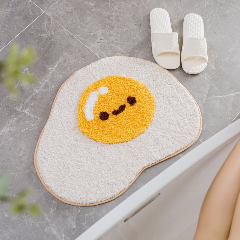 Fried egg bath mat, photo 2