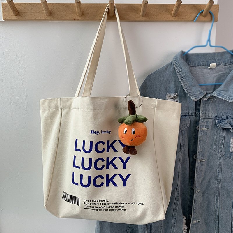 LUCKY canvas tote, photo 3