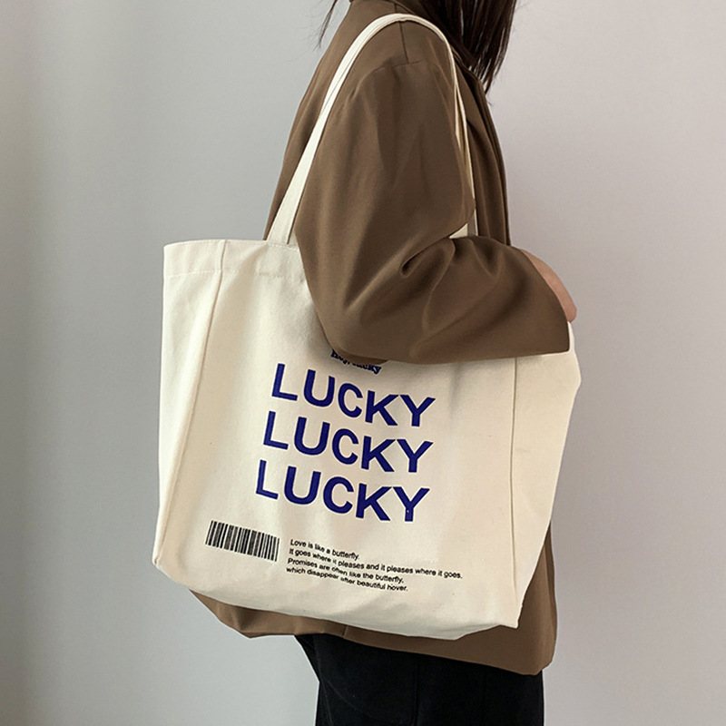 LUCKY canvas tote, photo 5