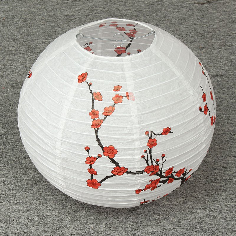 Paper lantern, plum blossom, photo 3