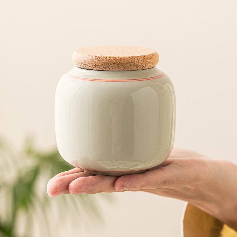 Tea caddy, bamboo lid, photo 2