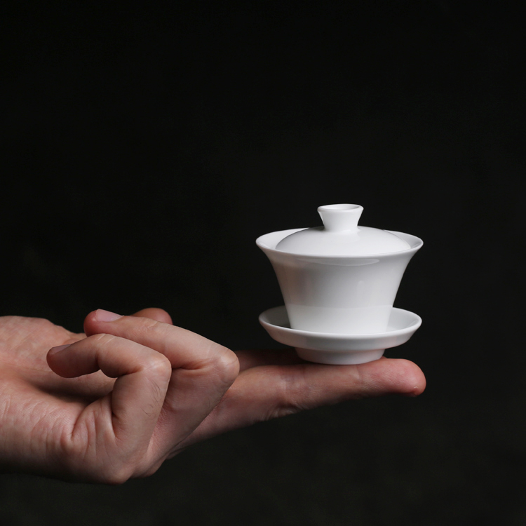 Mini gaiwan, white