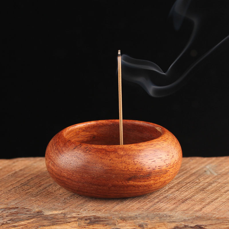 Incense bowl, wood
