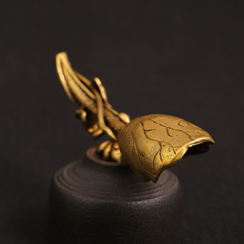 Tea scoop, lotus leaf, photo 2